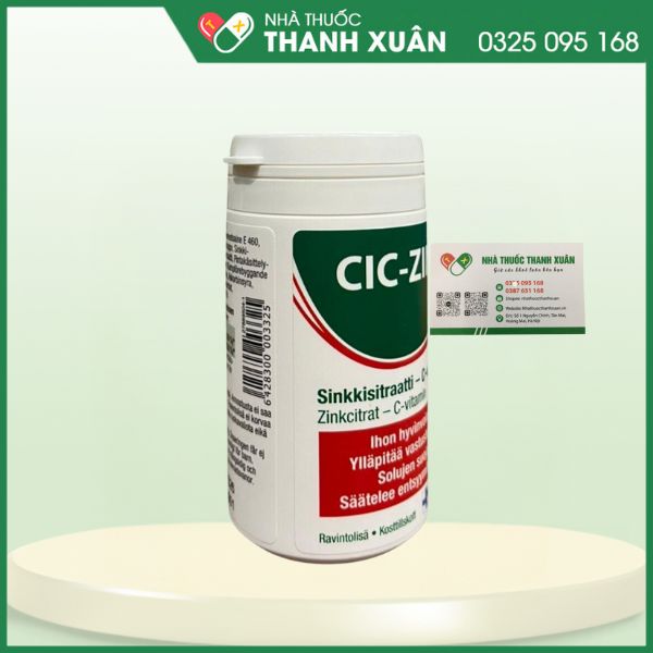 Cic - ZincCic - Zinc - Bổ sung kẽm và vitamin C cho cơ thể